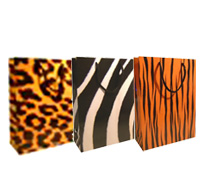 Animal Print Paper Bags