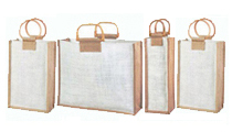 Eco Friendly Jute Carrier Shopping Bags